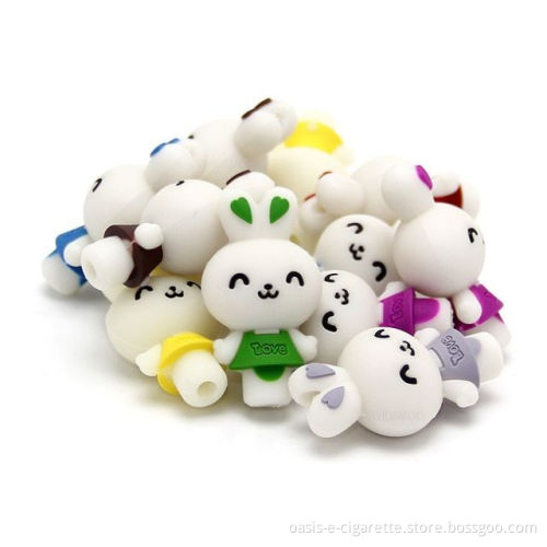 Lovely Use for Lady E Cigarette Accessory Soft Drip Tips (rabit drip tips)